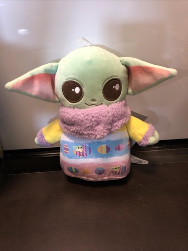 Baby Yoda Grogu peluche Pasqua Mandalorian 2024 borsa fagioli fondo nuovo con etichette Star Wars