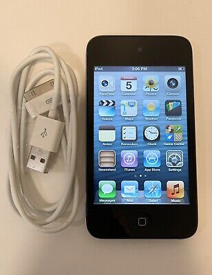 Apple iPod Touch 4th Generation 8GB 16GB 32GB Black & White-Tested and Work - Afbeelding 1 van 11