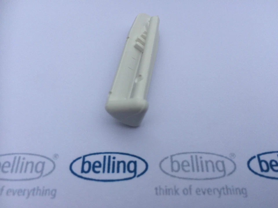 GENUINE Belling Dishwasher Cutlery Basket Rail REAR END CAP (Single Item) - Image 3 of 3