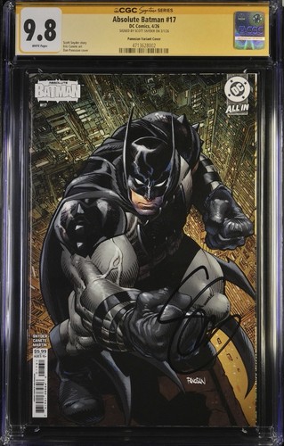 🔥Absolute Batman #17 FIRST PRINT CGC SS 9.8 By Scott Snyder CVR Dan Panosian