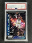 2016-17 Panini Prizm Lebron James #1 Explosion Blue Wave Prizm /99 PSA 10 GEM MT