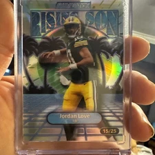 Wild Card Rising Son Jordan Love - Green Bay Packers 15/25- SSP Just The Hits