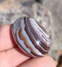 POLISHED BEAUTIFUL BOTSWANA AGATE, 25G LAYERED BOTSWANA EYE AGATE