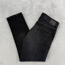 AG Adriano Goldschmied The Ex Boyfriend Slim Jeans Black Wash Size 26R