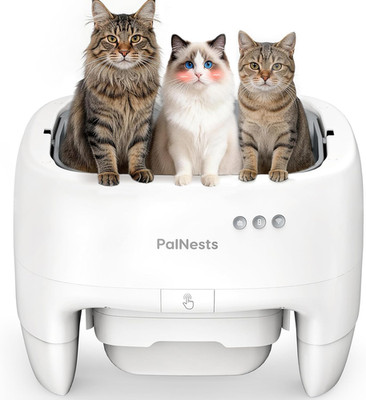 Automatic Self-Cleaning Cat Litter Box with App Control & Odor Control
