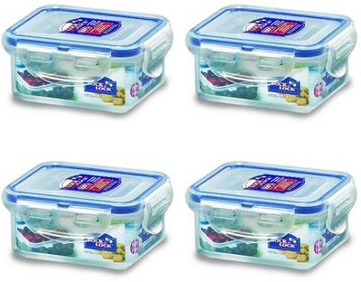 Lock & Lock Rectangular Water Tight Food Container Set Of 4 6 Oz Each