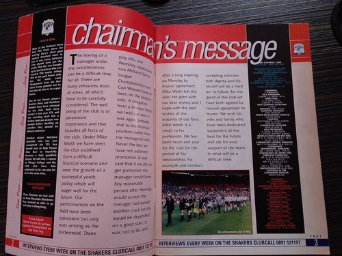 Bury V Chesterfield 5/9/95 League Cup - Picture 3 of 6