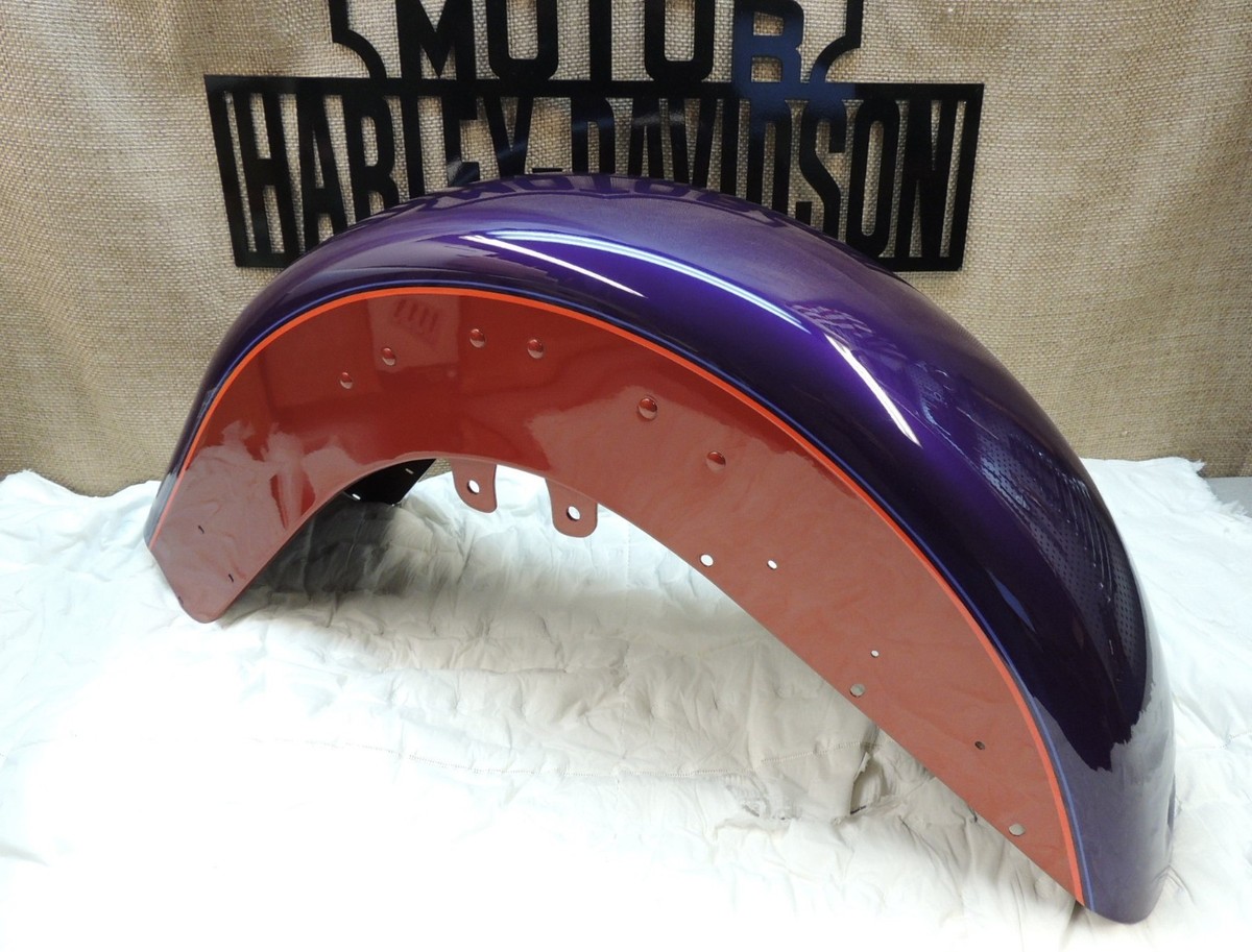 OEM HARLEY 2006 HERITAGE SOFTAIL FLSTC FRONT FENDER CONCORD PURPLE