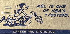 1972 Topps NBA Basketball Card #67 MEL COUNTS Olympics GOLD Lakers SUNS OREGON