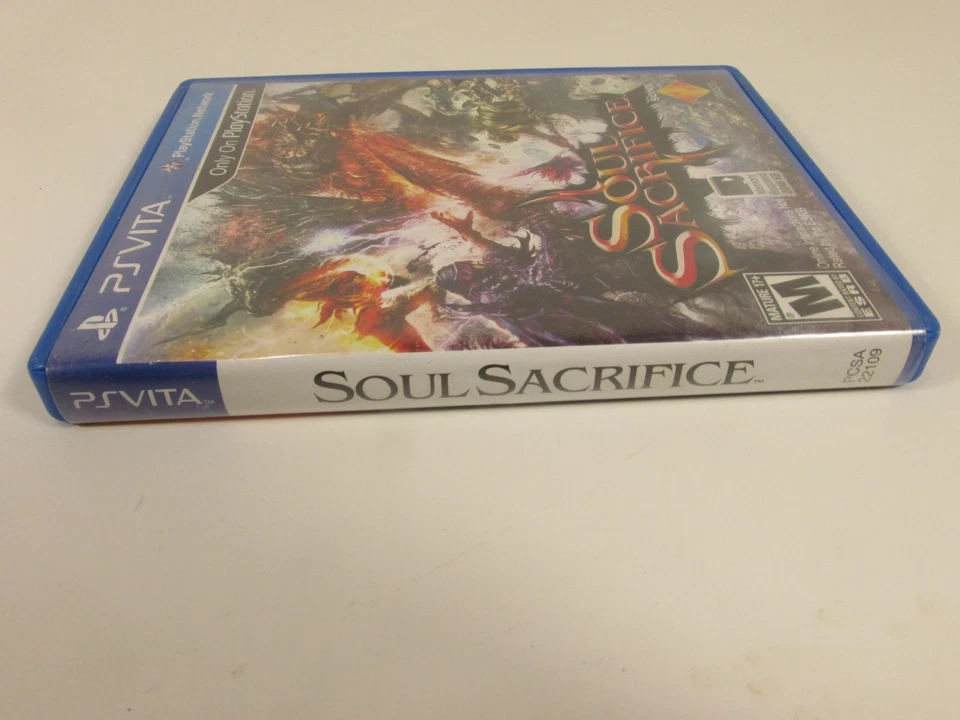 Soul Sacrifice PS Vita 电子游戏完整盒手册卡带索尼成熟 RPG — 第 3/4 张图片