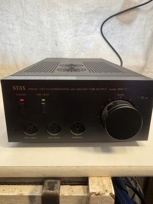 STAX Lambda Professional + SRM-T1 Röhrenverstärker Elektrostaten Kopfhörer Set