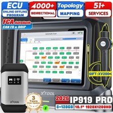2026 XTOOL IP919 PRO All System Diagnostic Sc...