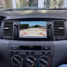 Car Stereo Radio GPS BT FM 64GB Android 15 Carplay For Toyota Corolla 2000-2006