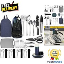 Ultimate Camping Cooking Utensils Set - Portable Gear for Outdoor Adventures
