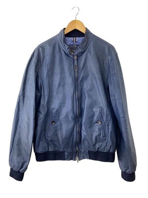 Jacob Cohen Leather Jacket Blouson/54/Sheep Leather/Nvy/J8026 00151N 3516