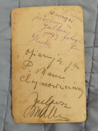 Poland Polish Jewish Judaica Women Real Photo Pre WW2 Handwriting - Picture 2 of 3