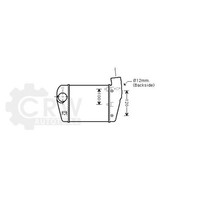 AVA Quality Cooling LadeluftküHler TurboküHler AIA4350 FüR Audi A6 Avant