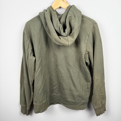 The North Face Hoodie Mens Large Green Fleece Pullover Hooded Sweatshirt - Picture 2 of 3
