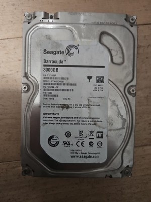 Seagate Barracuda 3TB 7.2K RPM 3.5'' SATA Internal HDD (ST3000DM001)