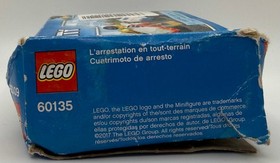 LEGO City: ATV Arrest #60135 New Open Box Sealed Bag Retired