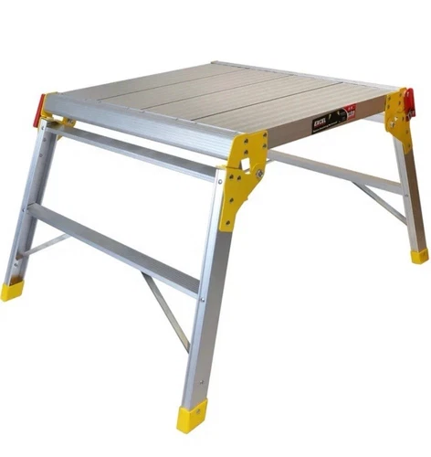Excel Heavy Duty Aluminium Platform Work Bench Folding Hop Up 52 x 30 x 60 cm 