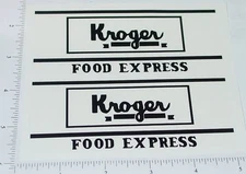 Metalcraft Kroger Van Delivery Truck Sticker Pair MC-016