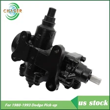 27-7529 Black Power Steering Gear Box For Dodge D150/D250/D350 1981 1982-1993