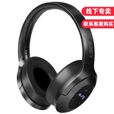 Bluetooth Headset with FM Radio Wireless Headset Bluetooth Earphone for HIFI Ste