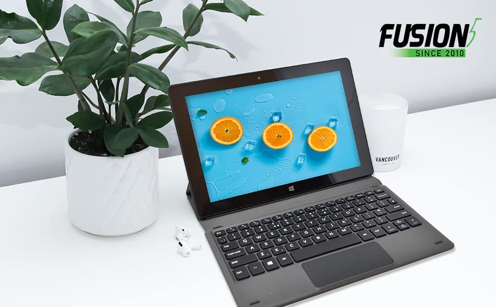 Fusion5 Universal Docking Keyboard for All 10.1" Windows Tablet Models - Conv...