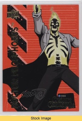 2025 Upper Deck DC Creature Commandos Red Neon Doctor Phosphorous #2 READ e0y