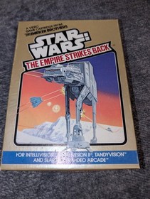Star Wars: The Empire Strikes Back Intellivision 1983 W/ Box & Manual - Tested!