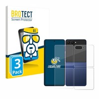 3X Panzerfolie Schutzglas Samsung Galaxy Z Flip 7 (Display+RüCkseite)