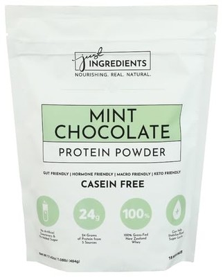 Just Ingredients Whey Protein Mint Chocolate 17.42 oz (Pack of 1)