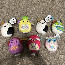 Lot of 7 McDonald s Happy Meal Squishmallows Plush Toys Mixed Some w/ Tags Cam