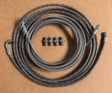 Stainless Steel Main Rear Brake Lines Kit 2001-05 Honda Civic Wo Abs