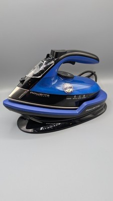 Rowenta Freemove DE5010 Kabelloses Dampfbügeleisen, Blau/Schwarz B-Ware
