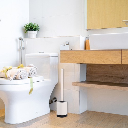 1 PC Inodoro Limpieza Plástico Suministra Baño Silicona - Juego de Cepillos Inodoro - Imagen 12 de 12