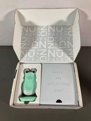 NuFACE Trinity Pro Facial Toning Device Mint Green with Hydrating Aqua Gel