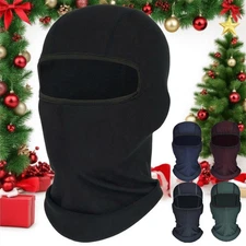 Winter Fleece Balaclava Warm Hooded Full Face Mask Neck Warmer for Cold Weather