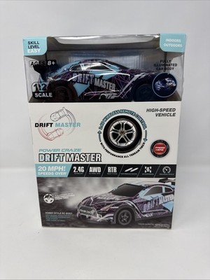 Power Craze Drift Master 1:24 Scale Drift Remote Control Car - Blue