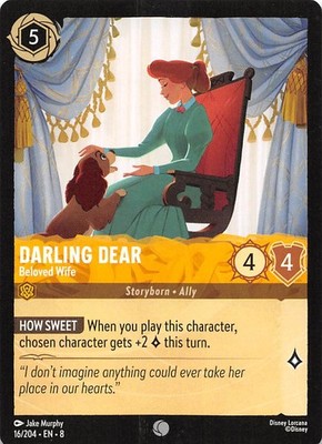 Darling Dear Beloved Wife 16/204 Reign of Jafar Disney Lorcana