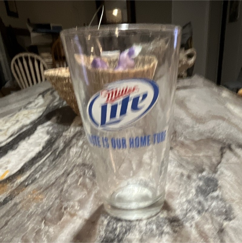Miller Lite Dallas Cowboys 2009 Pint Beer Glass Breweriana Collectible