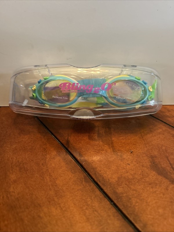 Bling2O Hawaiian 20 BlueSwim Goggles - NEW In Box