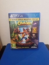 PS4 Crash Bandicoot N Sane Trilogy Complete Tested & Working Includes 3 Games