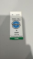 Toronto Tornados vs Albany Ticket Stub – Varsity Arena Feb 6 Vintage Basketball