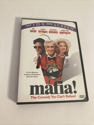 Mafia! DVD Widescreen Jay Mohr Christina Applegate Lloyd Bridges 1998 Movie