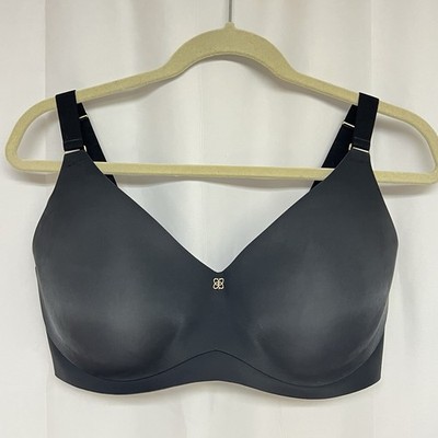 Honeylove Cloud Embrace Wireless Back Smoothing Lift T Shirt Bra 38DDD (F) Black