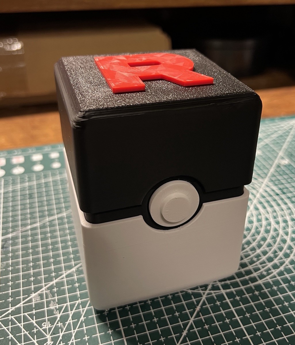 Pokmon Team Rocket 3Dprint Card Storage Deck Box - 3D Printed Organizer TCG  | eBay