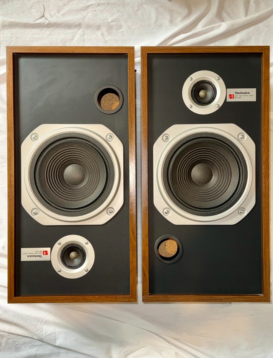 Vintage Technics SB-L30 Linear Phase Speakers w/Box Near Mint Rare