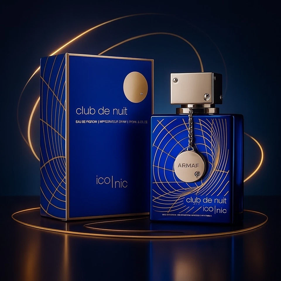 Club de Nuit Blue Iconic By Armaf Eau de Parfum spray masculino 3,6 oz - Imagem 2 de 4